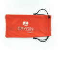 Bolsa de gafas de sol de microfibra ecológica venta caliente, estuche con logo impreso, bolsa textil para gafas de sol